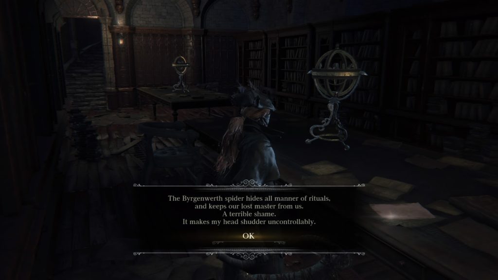 Was going through a Loran dungeon when I noticed my amount of echoes and  insight. I also posted this on twitter but I felt it belonged in here more.  : r/bloodborne